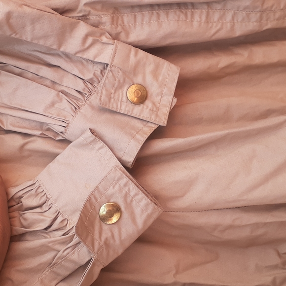 Vintage Cotton military ARMY Jumpsuit PEEKABOO SLIT SLEEVES SLIT PANT Cargo sz 8 - Picture 16 of 16